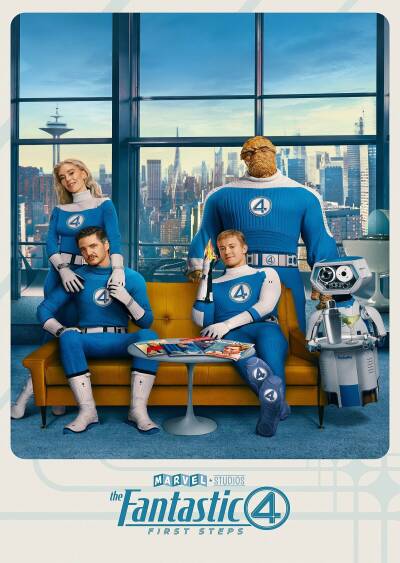 Filmplakat The Fantastic Four: First Steps